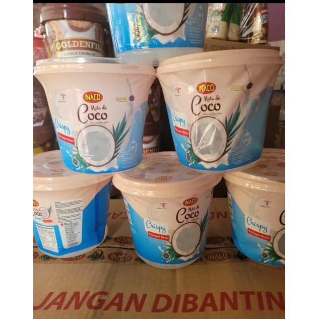 

Inaco Nata De Coco 1 Kg, Crispy Potongan Besar 1 Dus Isi 6