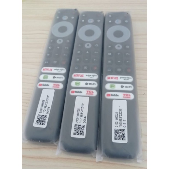 REMOT REMOTE TV TCL ANDROID SMART TV NEW TERBARU ORIGINAL