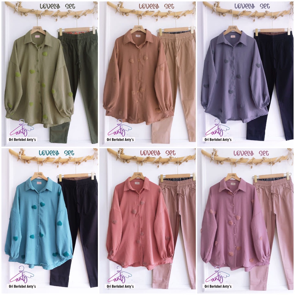 Busana Fashion Wanita  LOVELY SET by ANTY