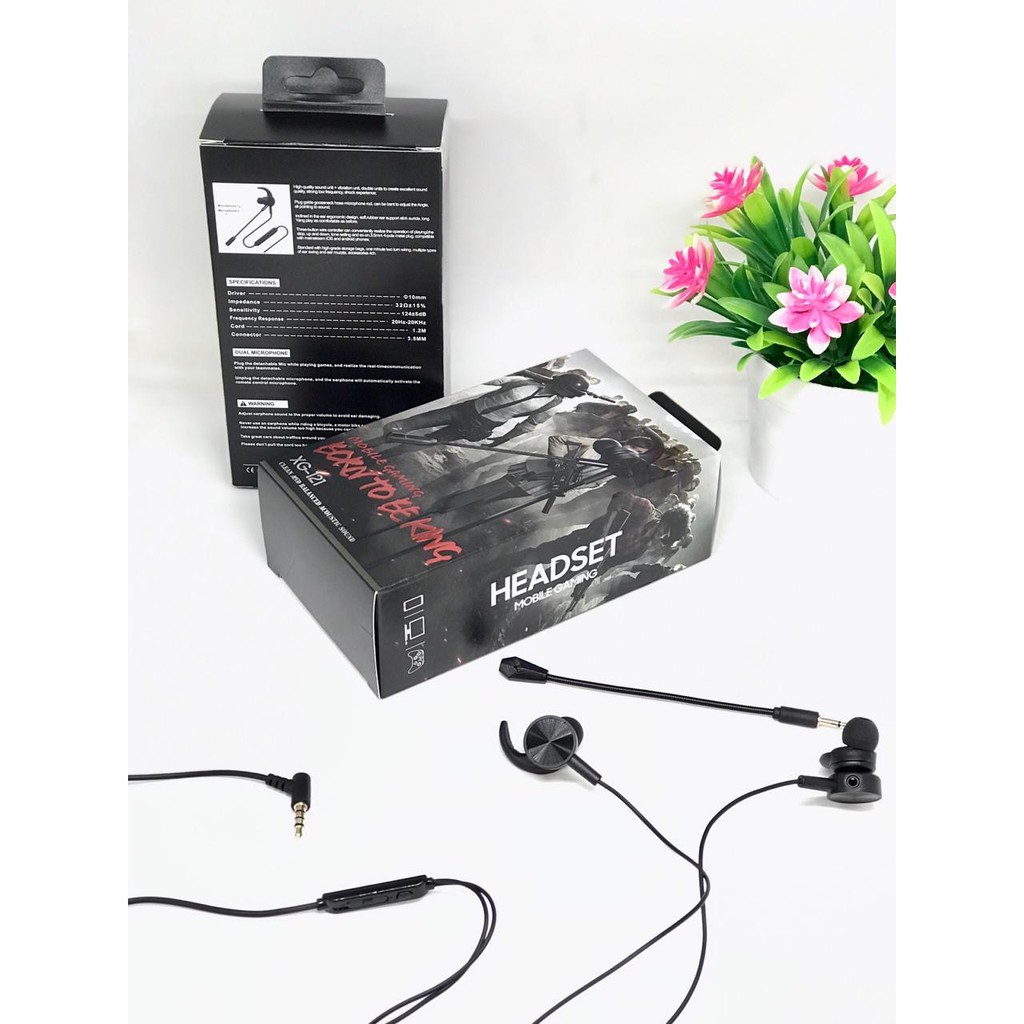 HEADSET MOBILE GAMING XG-121 / XG-120 BORN TO BE KING