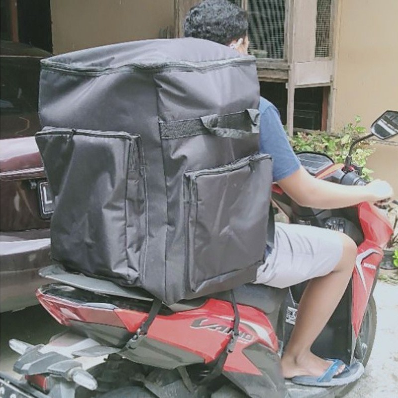 135L Tas Delivery Cargo Kirim Barang GOJEK GRAB Ransel Jumbo Kurir Delivery bag Jok Motor