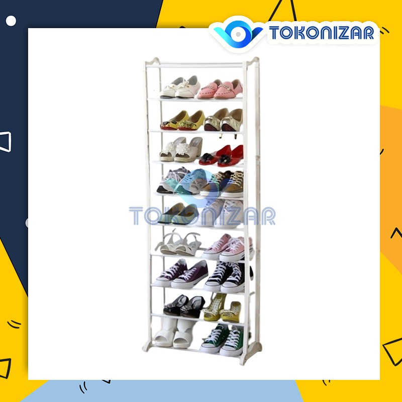  Rak  Sepatu  Sandal 9Layer Tanpa Penutup Rak  Sepatu  9Susun 