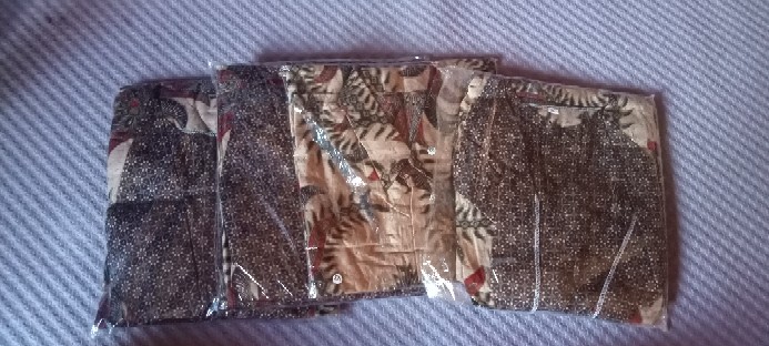 Batik Couple Keluarga - Sania Ruffle Batik Couple Garansi Termurah Shopee- Couple Set Family Asyanti
