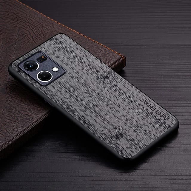 CASE OPPO RENO 8T 8 8Z 8 PRO 5G 4G RENO 7 5G 4G RENO7 Z 7Z 5G WOOD TEXTURED AIORIA ORIGINAL