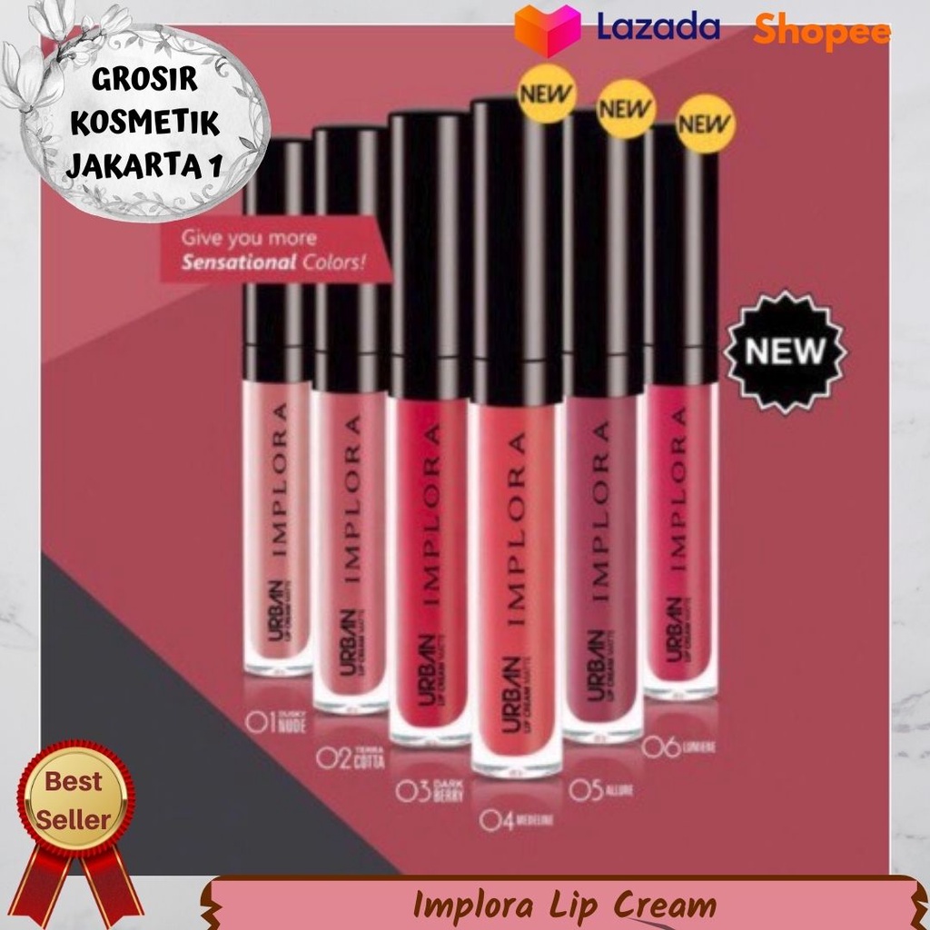 IMPLORA Lip Cream - LipMatte Implora - Lipstik Cair Implora Matte - Lip Matte - Lip Cream Implora GR