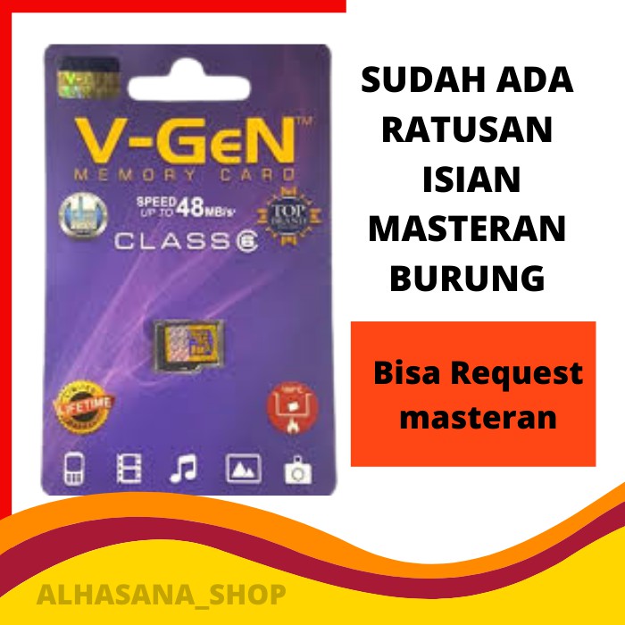 MEMORY ISIAN MASTERAN BURUNG FULL/AUDIO REKAMAN MASTERAN MP3/ISIAN RATUSAN MASTERAN BURUNG