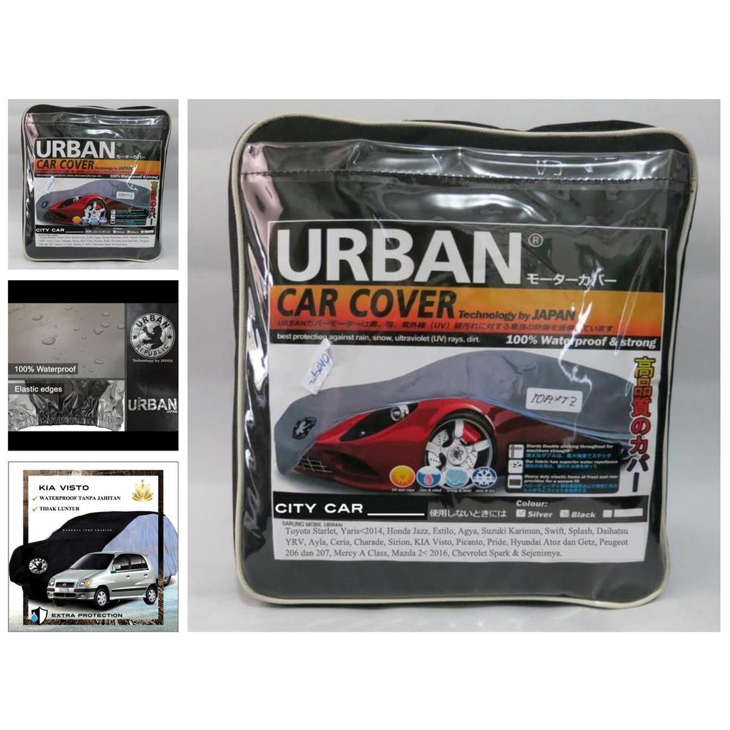 urban cover mobil kia visto full waterproof / sarung mobil kia visto