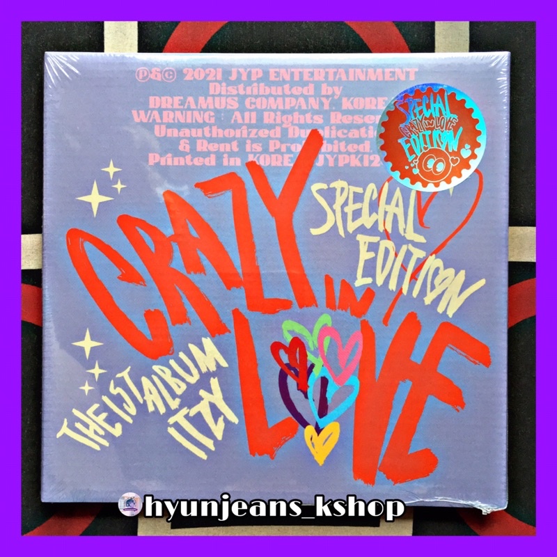 [READY STOCK] ITZY The 1st Studio Album - CRAZY IN LOVE : LOCO (Photobook Ver. : SPECIAL EDITION) mi