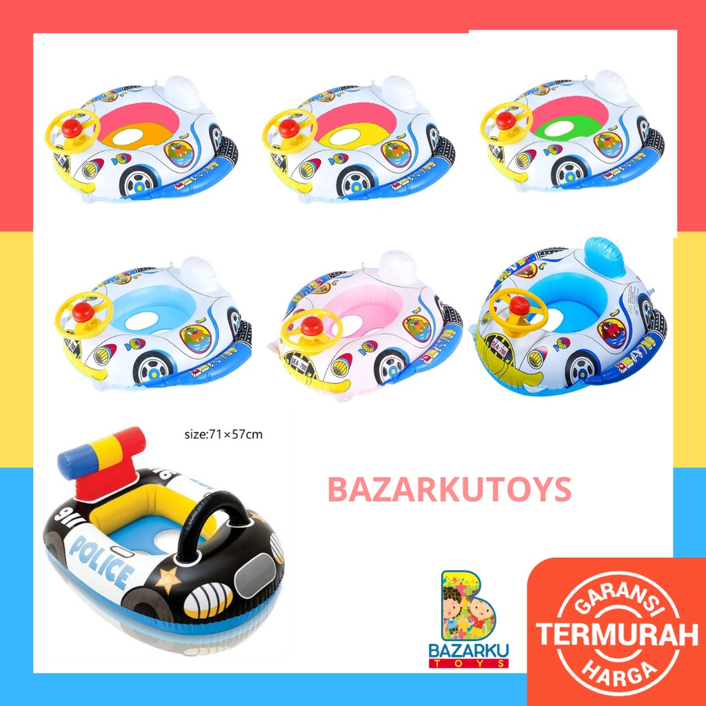 Pelampung Anak Motif Mobil Ban Renang Anak Pelampung Bayi Pelampung Bebek Pelampung Renang Mobil