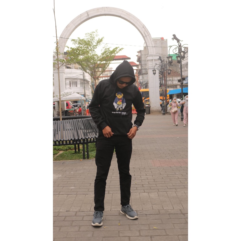 Hoodie Teddy D Black Arjukya