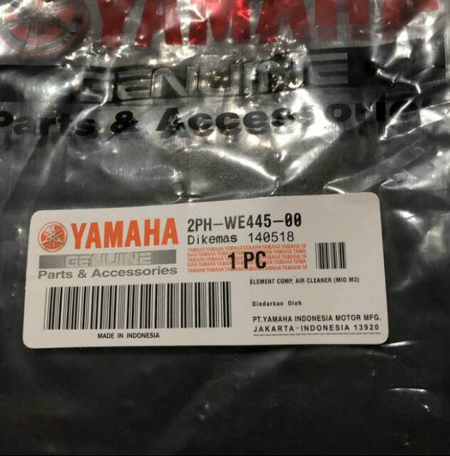 Filter Udara/Saringan Udara Mio M3/Soul GT 125/Mio Z/2PH