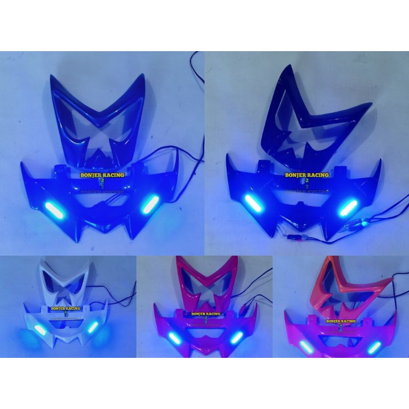 winglet Honda Beat Fi lama 2013 sampai 2015 winglet plus cover  plus lampu Beat FI lama 2013 sampai 