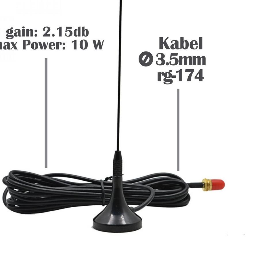 Antena HT Mobil Motor106 UV - Antena HT Baofeng UT 106UV ホ
