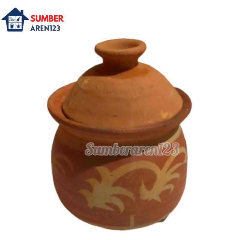 Kendi Ukir Tempat Rebus Jamu Godogan Jamu Tanah Liat Tradisional