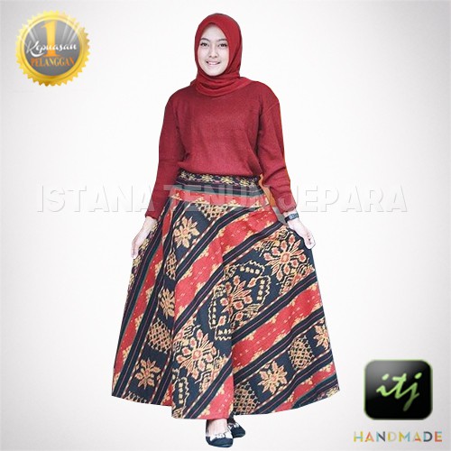 Rok Muslim Wanita / Bawahan Batik / Rok Payung / Rok Tenun