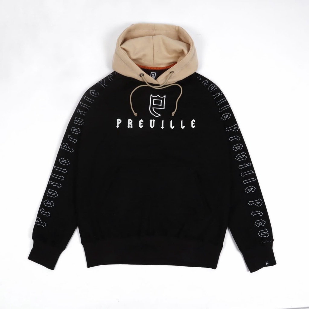 JAKET SWEATER HOODIE PREVILLE SIDEHAND COMBI ORIGINAL PRIA WANITA TERBARU