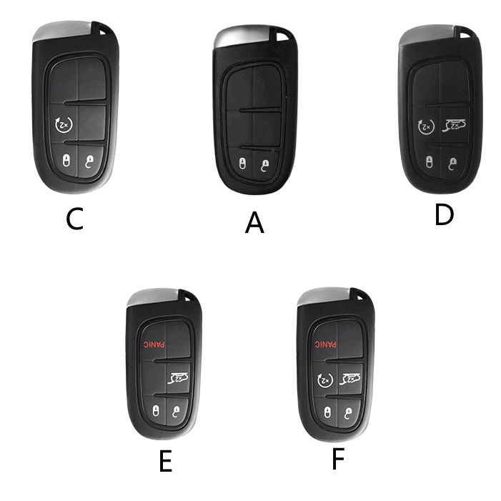 Case Kunci Mobil Bahan Kulit Untuk Jeep Dodge Charger Journey Compass Grand Cherokee Commander