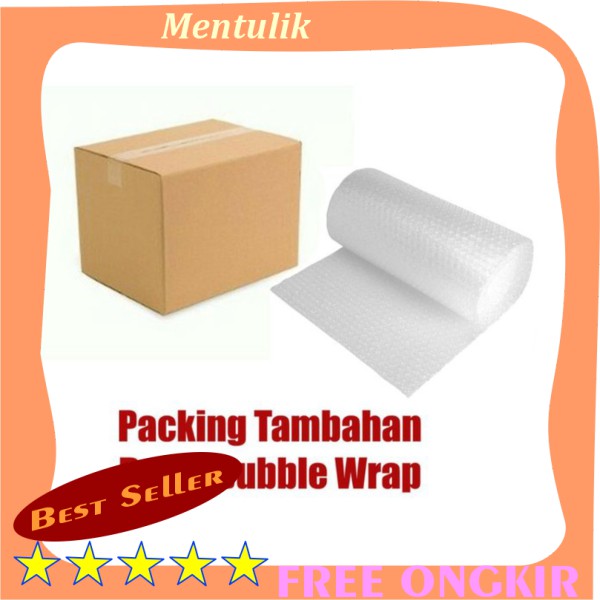

BEST SELLER !!! PACKING TAMBAHAN KARDUS BUBBLE WRAP