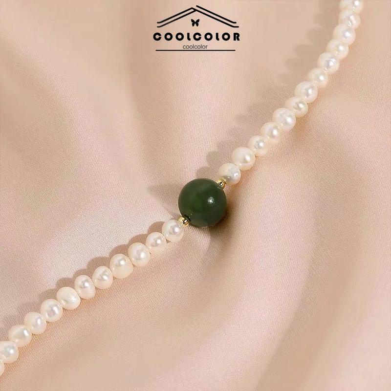 COD❤️Qingdai gelang mutiara wanita Gelang Wanita Korea Merek Keberuntungan Lampu Aksesoris simple murah Fashion Ready Stock