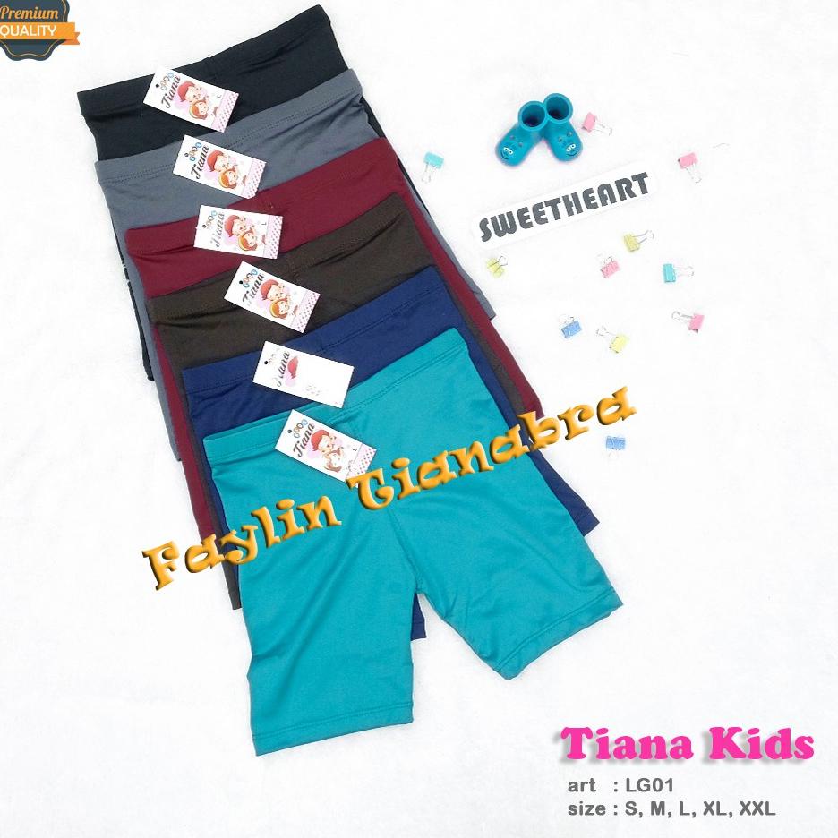 TIANA KIDS | Celana Short Anak , 1 SET ISI 6PCS | Dalaman Short Anak  | TNK LG01 R55G