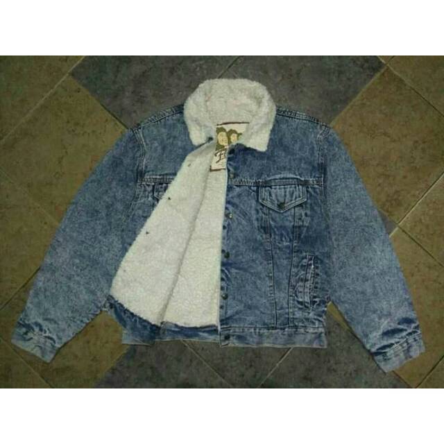 Denim Jacket Sherpa by flying team