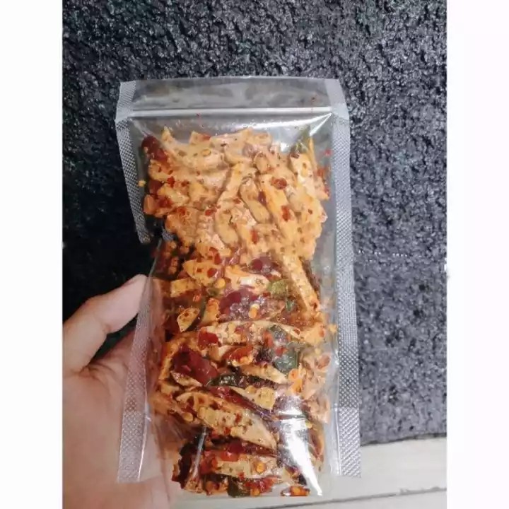 Basreng stik 100gr Bumbu Basah Daun jeruk Basreng pedas basreng mentah jeruk Baso goreng pedas kripik basreng