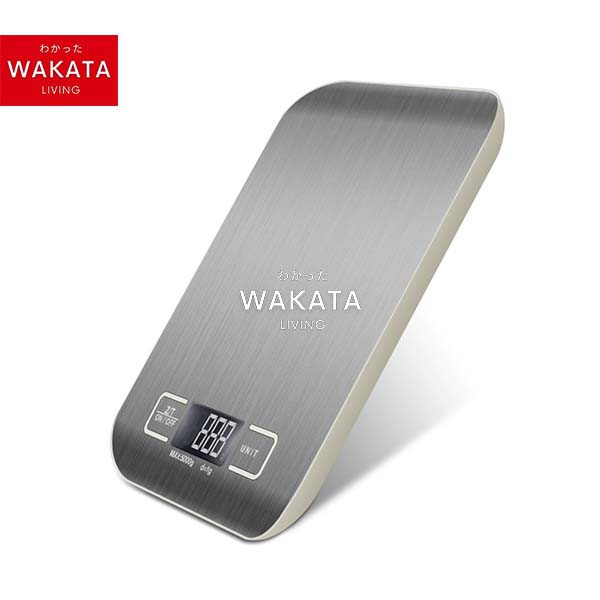 THOME Timbangan Dapur Kue Digital 5Kg STAINLESS / Stylish Timbangan Dapur Digital Kue Kitchen Scale untuk Kopi Makanan Tepung - Timbangan Digital Dapur