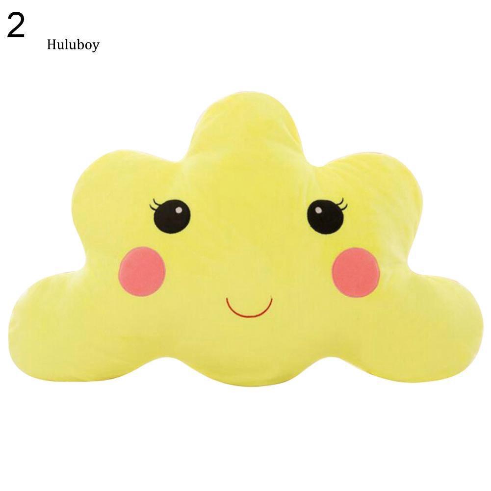 Boneka Bantal Karakter Awan Warna Warni Bahan Halus dan Lembut