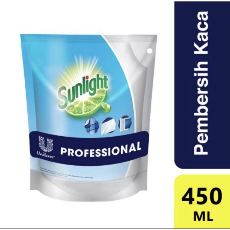 sunlight pembersih kaca higienis 450ml