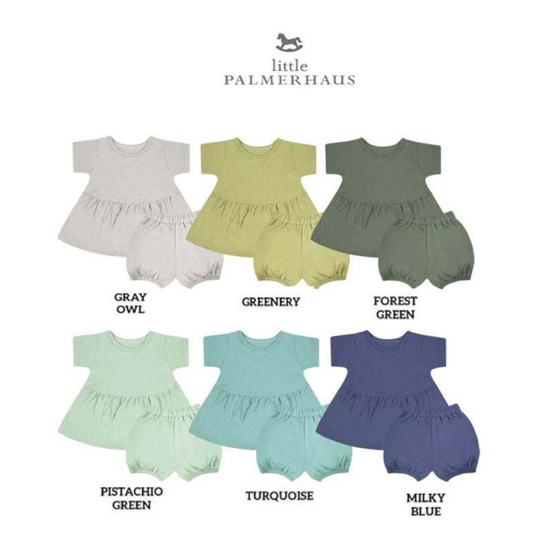 Little Palmerhaus Peplum Tee Baju Anak - Seri B