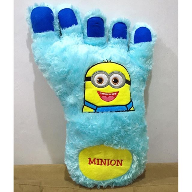 Bantal Boneka Minion Kaki Besar Jumbo
