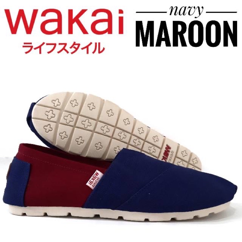 [ Size 36-43 ] Sepatu wakai label vietnam pria dan wanita terlengkap-Gb.25
