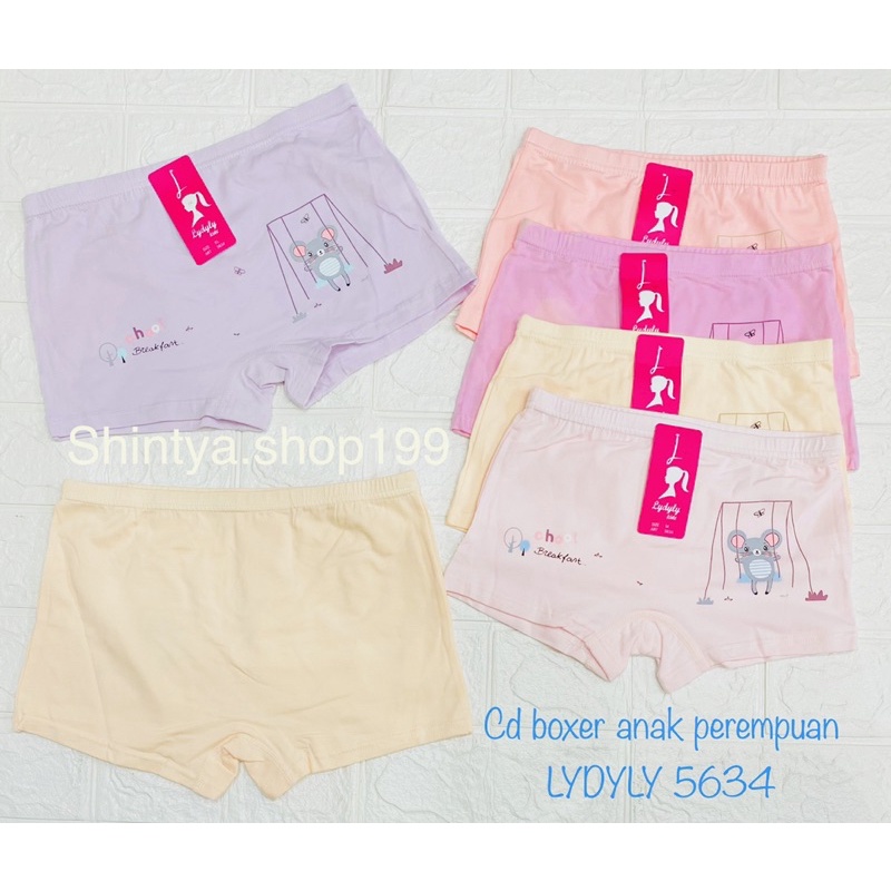 CD | Celana dalam boxer anak perempuan LYDYLY 5634 Bahan katun