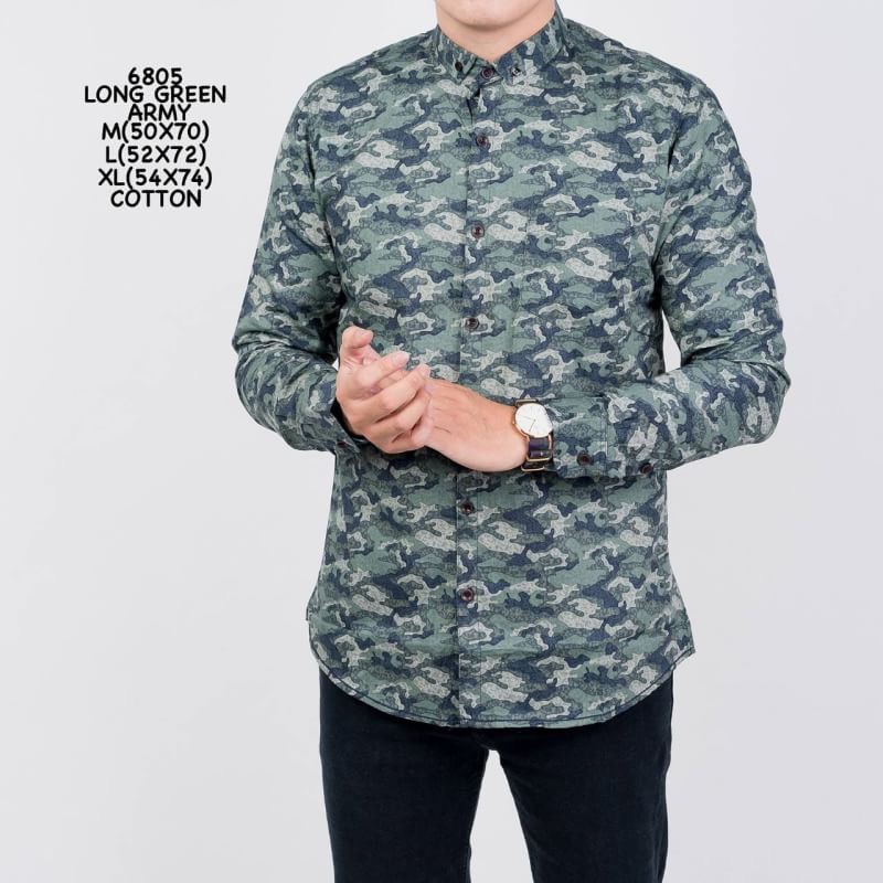 BAJU PRIA/COWOK KEMEJA BATIK PREMIUM SLIMFIT LENGAN/TANGAN PANJANG/PENDEK