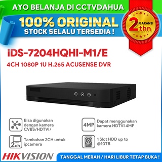 HIKVISION iDS-7204HQHI-M1/E 4-CH 1080P 1U H.265 ACUSENSE DVR