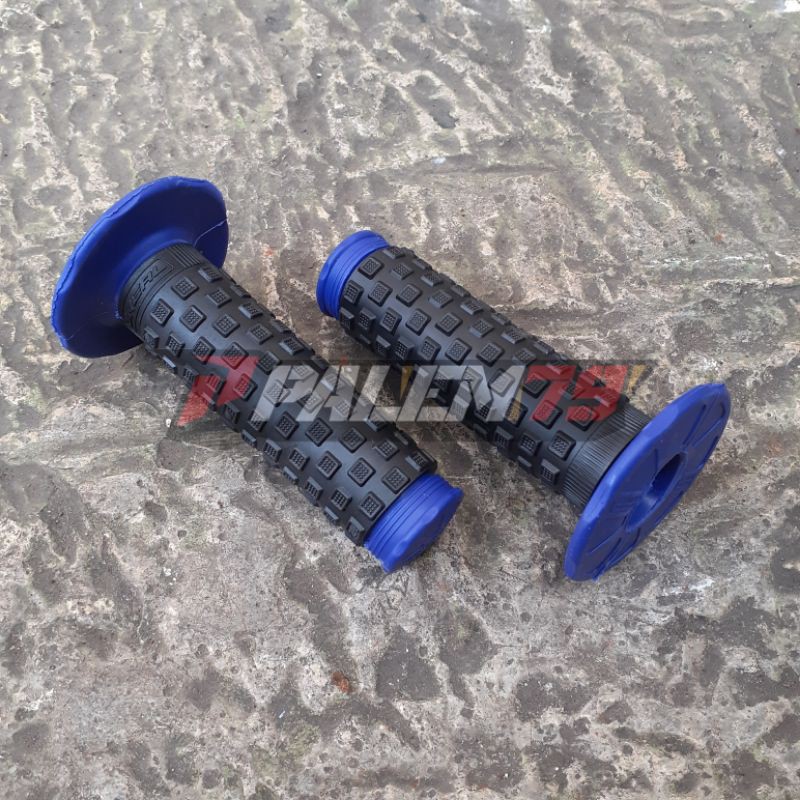 Handgrip WR 155 Hitam Biru - Karet Grip Black Blue WR155