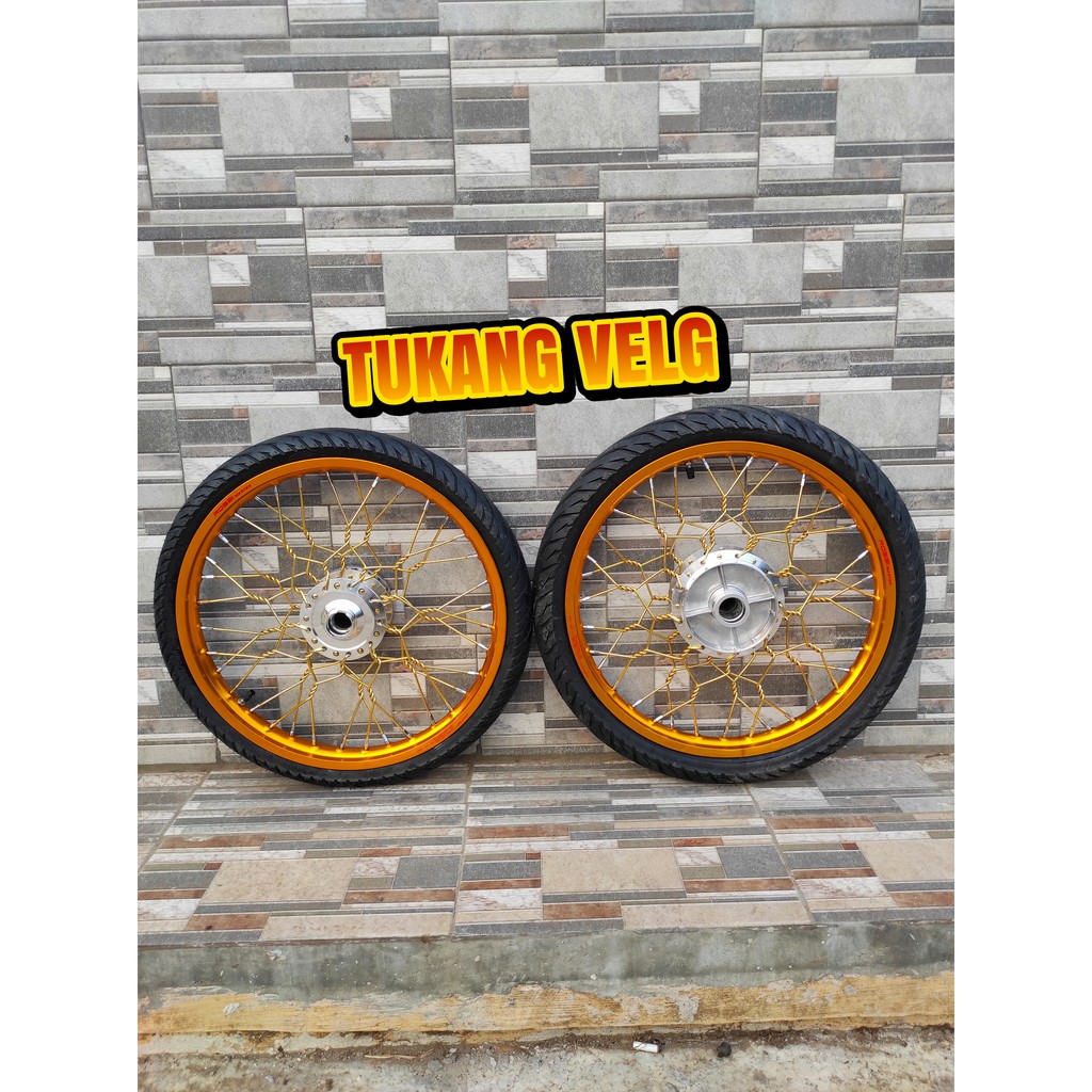 Velg Jari Jari Vixion Old Dan Vixion New Model Stell Kepang Set Plus Ban
