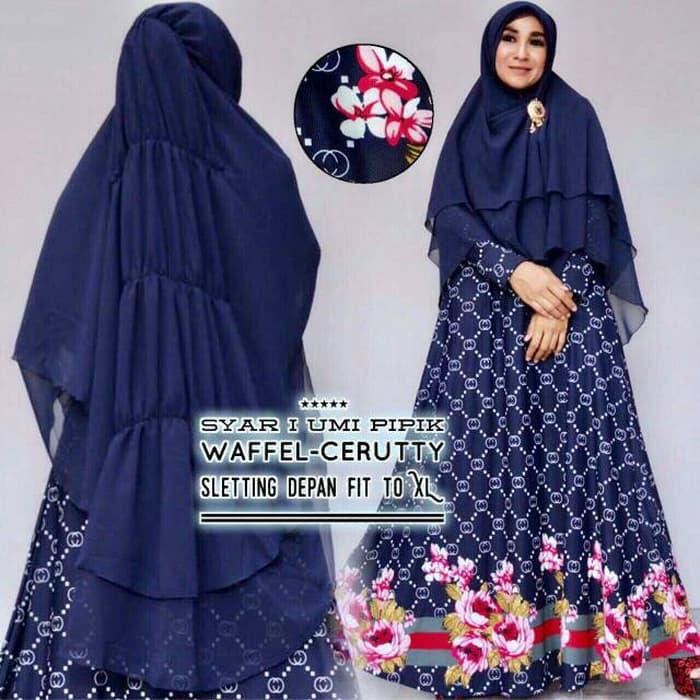 [gamis-wanita] Syari umi pipik waffel ceruty import
