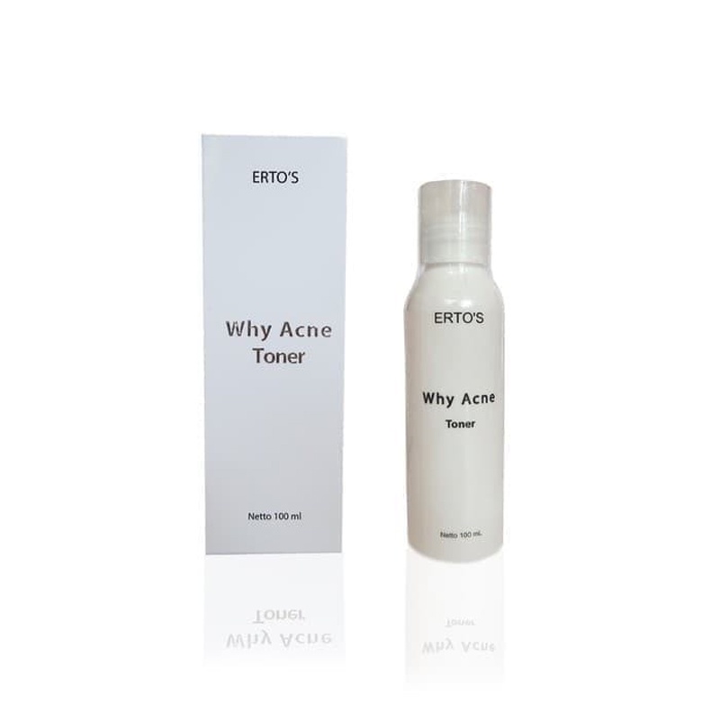 ERTOS WHY ACNE TONER ERTO'S WHY ACNE TONER PERAWATAN WAJAH ANTI JERAWAT BPOM ORIGINAL 100%