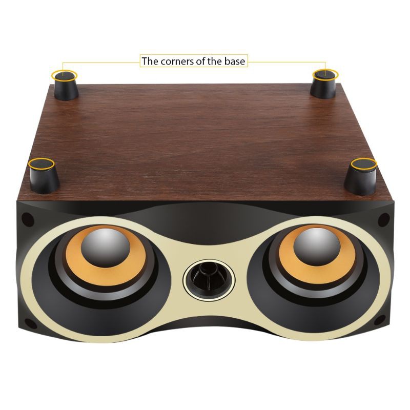 TOPROAD Portable Bluetooth Speaker Subwoofer FM Radio Wood Design 2000mAh - XM6 - Brown