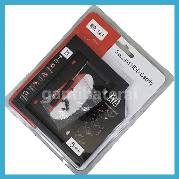 SSD HDD Caddy HP 1000 cq40 cq42 cq43 g4 g42 12.7 mm tebal