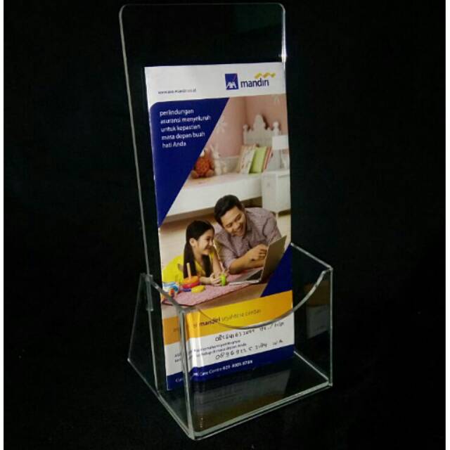 

Tempat brosur acrylic