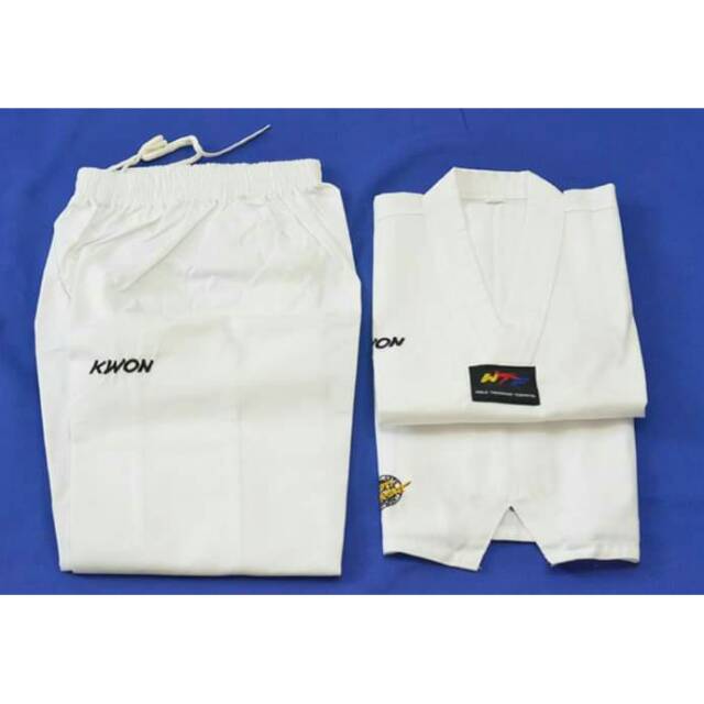 Kwon dobok taekwondo victory kerah putih