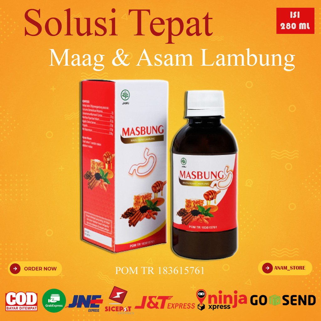 

Madu Masbung Isi 280 gr Madu Maag Asam Lambung dan GERD