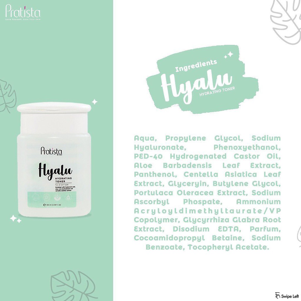 Pratista Hyalu Hydrating Toner Ahlinya Meng-Hidrasi Kulit