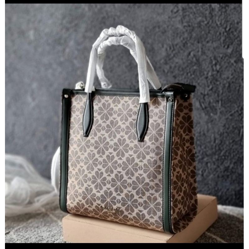Tas Kate Spade original - Ks rowan medium ns tote natural multi