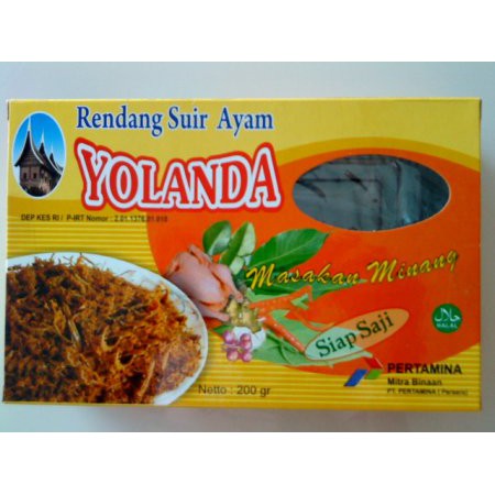 

Rendang Suir Ayam/Sapi Yolanda