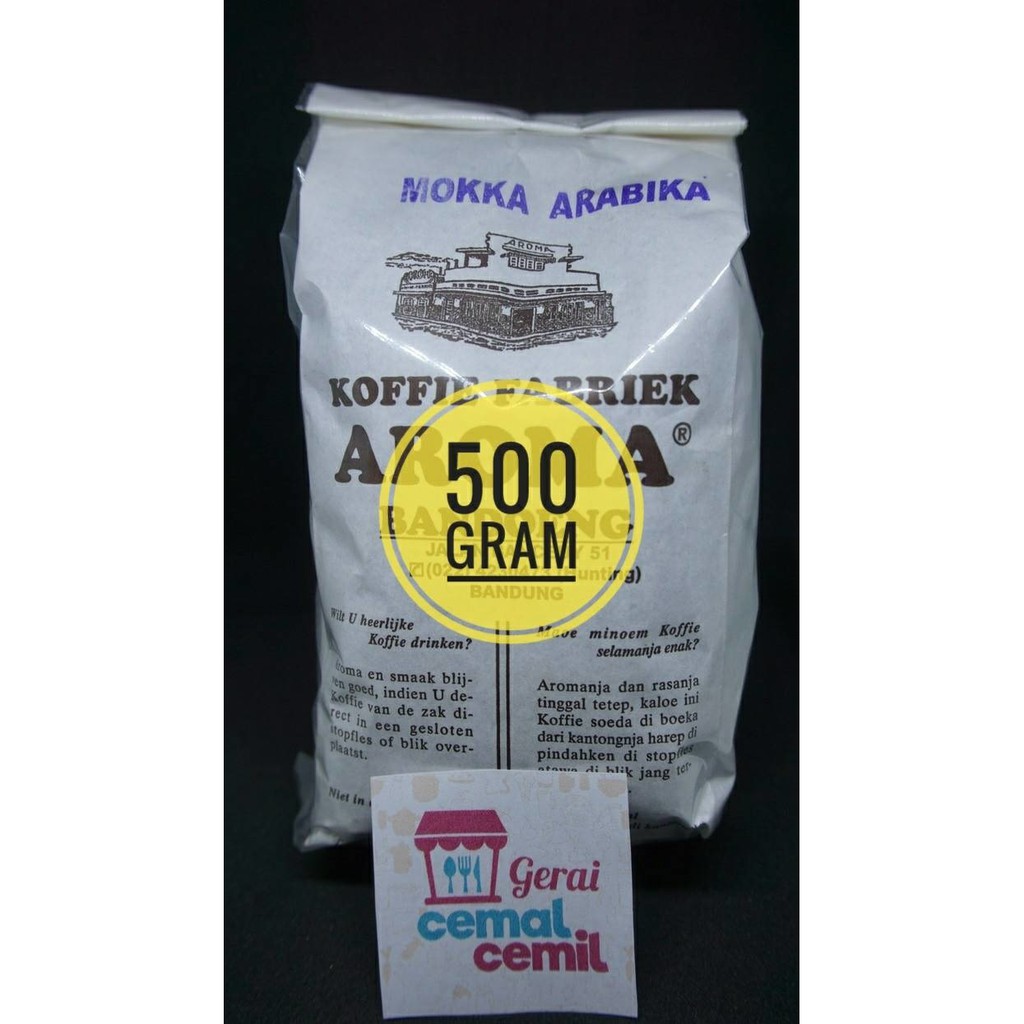 

kopi AROMA Bandung ARABIKA 500 GRAM