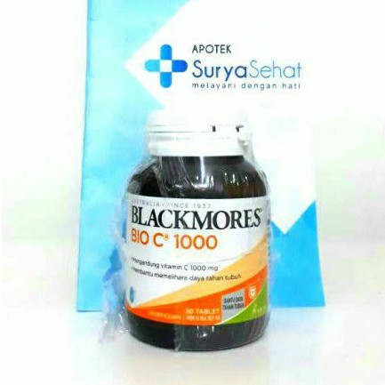 Blackmores Bio C 1000mg isi 30 tablet - Blackmore Bio C Kalbe