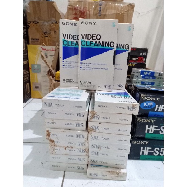 VIDEO CLEANING SONY VHS V-25CL 12M